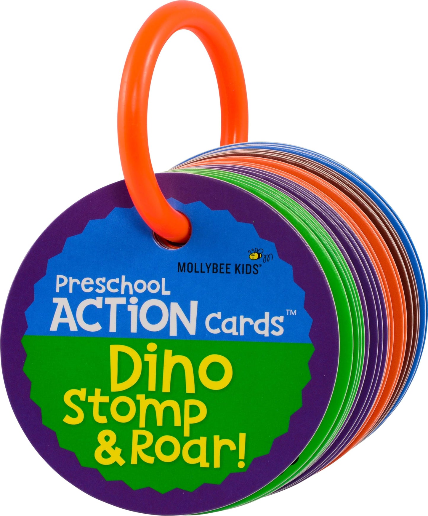 MOLLYBEE KIDS Dino Stomp and Roar: Toddler & Preschool Activity Cards for 3+