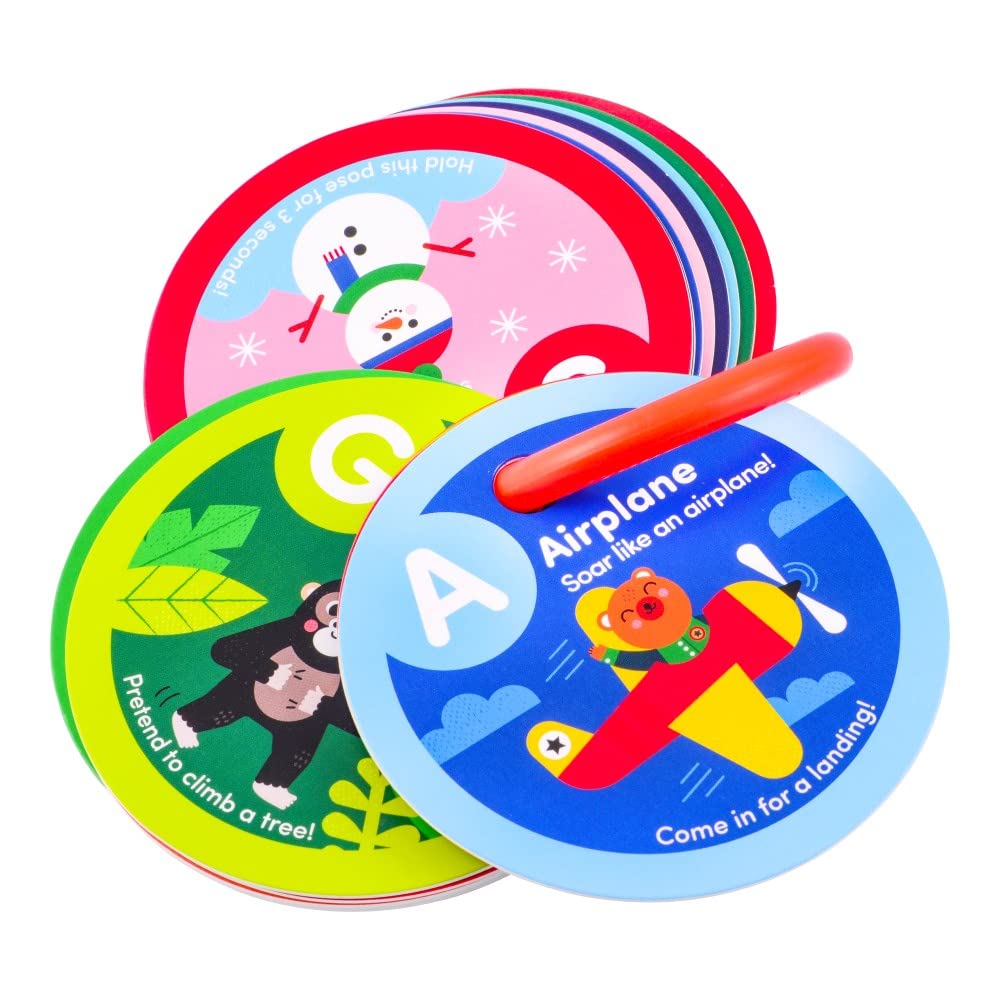 MOLLYBEE KIDS Preschool Activity Cards (Alphabet) – Learn Letters Through Movement