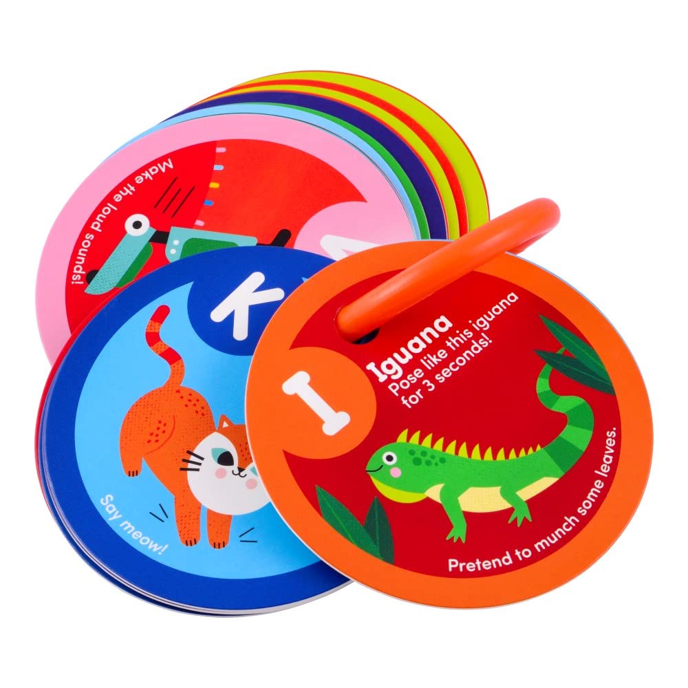 MOLLYBEE KIDS Preschool Activity Cards (Alphabet) – Learn Letters Through Movement
