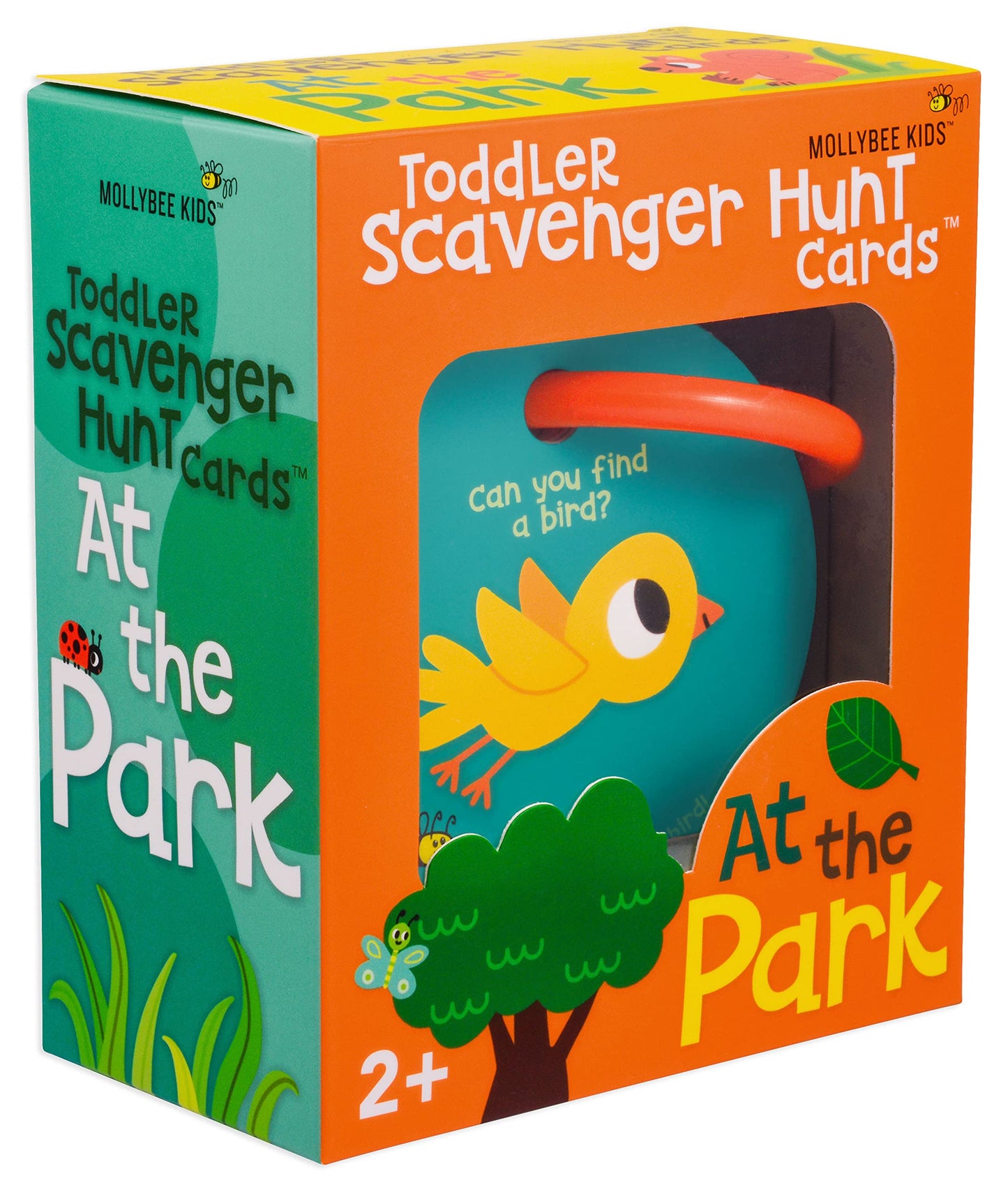 MOLLYBEE KIDS Toddler Outdoor Scavenger Hunt Cards – Park Play for Ages 2–4