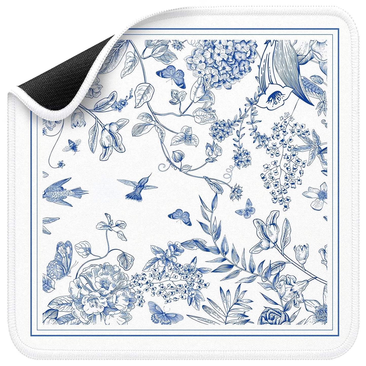 Molovsiny Mahjong Mat Blue Reverie — Durable, Quiet Table Cover for Mahjong