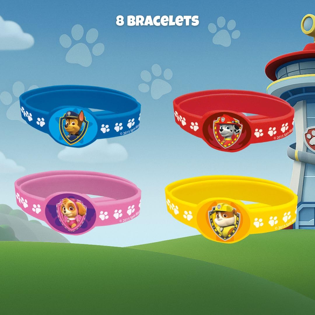 Momentko Paw Patrol Loot Bag Bundle – 8 Loot Bags, Tattoos, Stickers & Bracelets