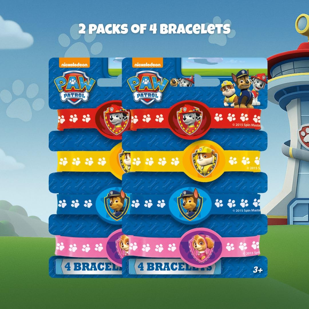 Momentko Paw Patrol Loot Bag Bundle – 8 Loot Bags, Tattoos, Stickers & Bracelets