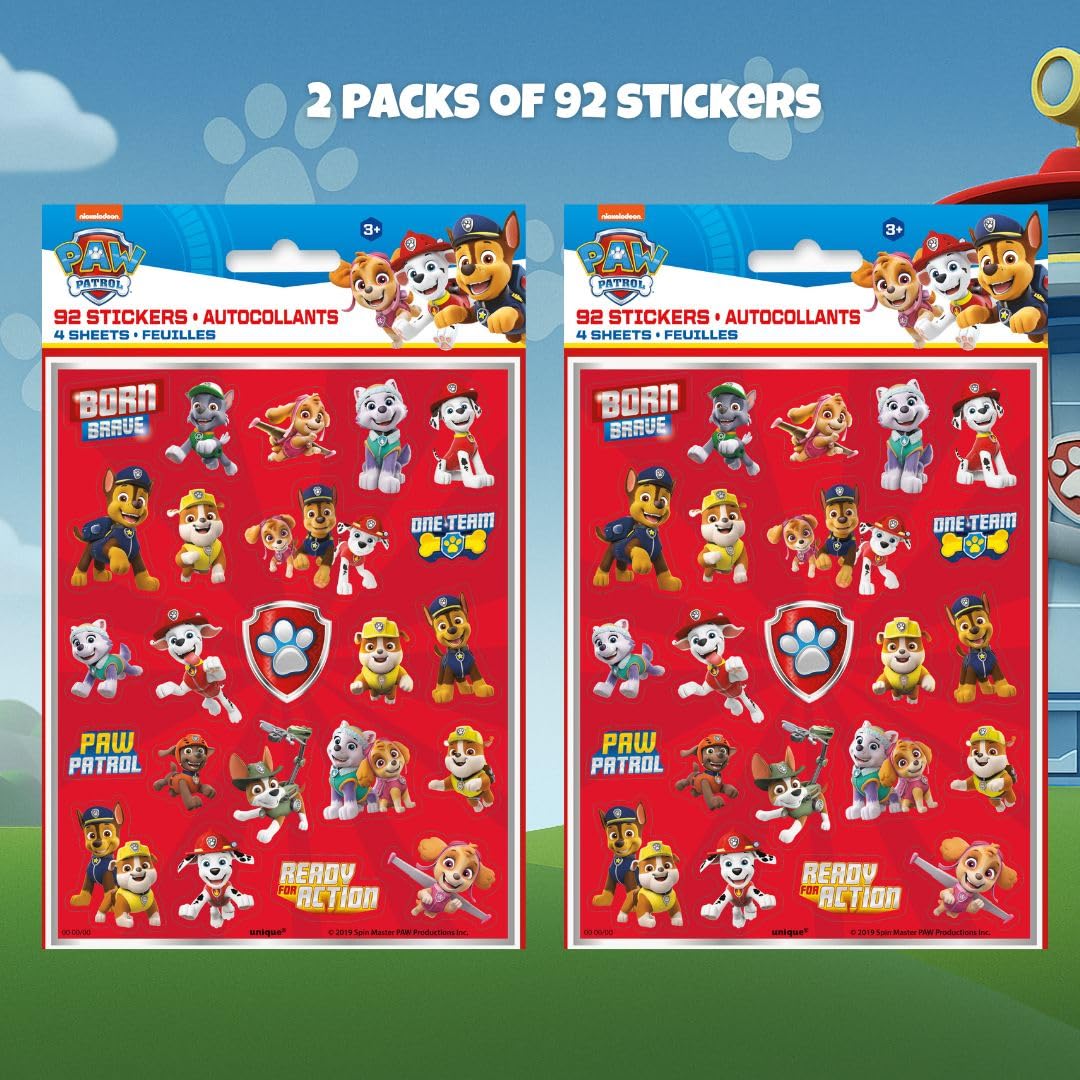 Momentko Paw Patrol Loot Bag Bundle – 8 Loot Bags, Tattoos, Stickers & Bracelets