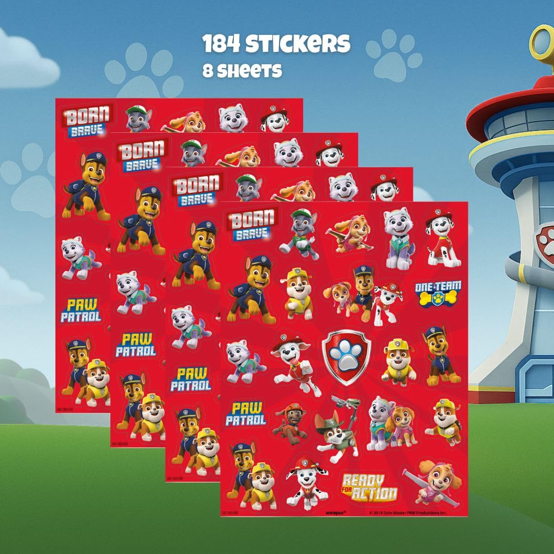 Momentko Paw Patrol Loot Bag Bundle – 8 Loot Bags, Tattoos, Stickers & Bracelets