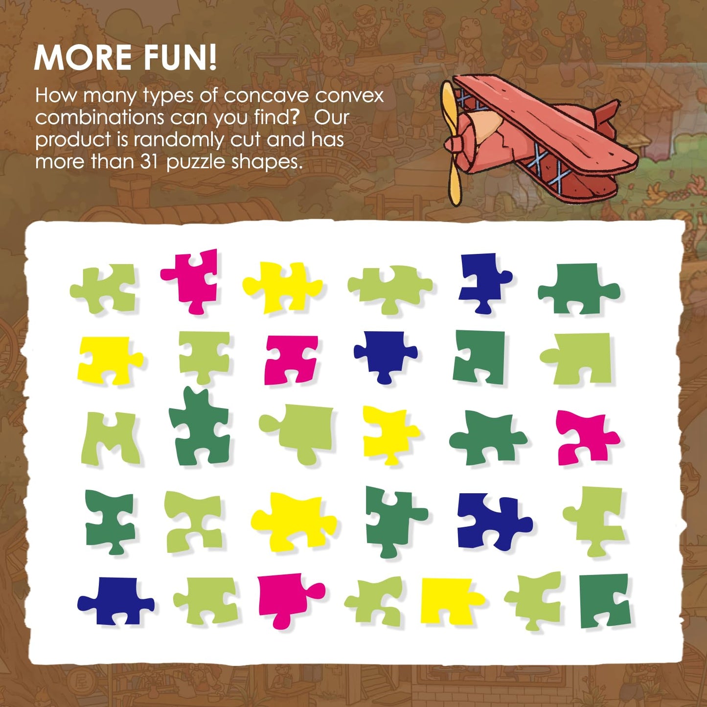MOMIBOOK 1000 Piece Puzzle – The Wonderful Tree House Expedition (Luminous Painting)