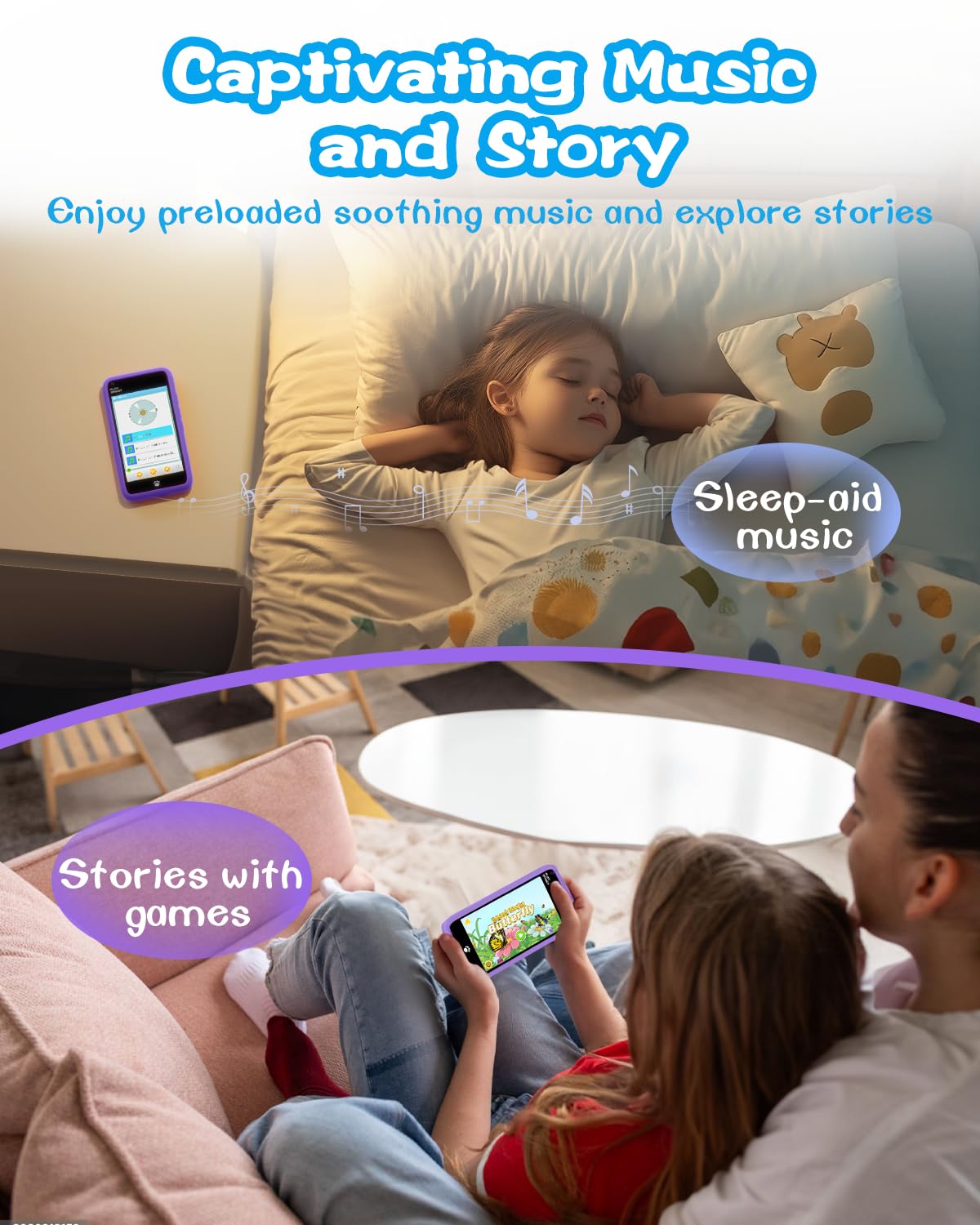 MOMILLA Kids Smart Phone KDPS-1 – 3.97-inch Screen, 16GB, Front Camera, Parental Controls