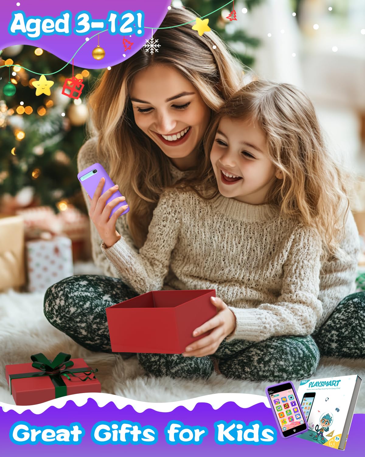 MOMILLA Kids Smart Phone KDPS-1 – 3.97-inch Screen, 16GB, Front Camera, Parental Controls