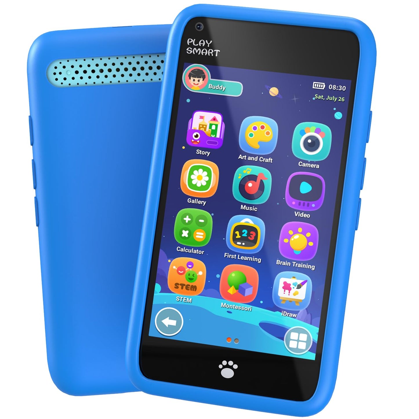 MOMILLA Kids Toys Smart Phone | 3.97” Touchscreen, 200+ Games, Front Camera