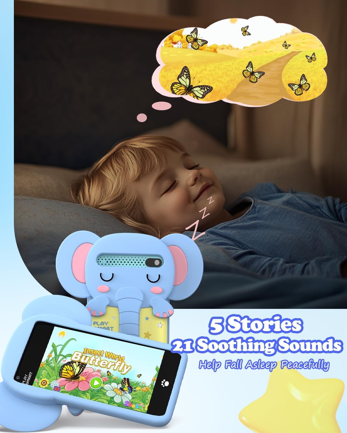 MOMILLA Kids Phone with 3.97-inch Touchscreen | 16 GB Storage, Front Camera Toy for Ages 3-8
