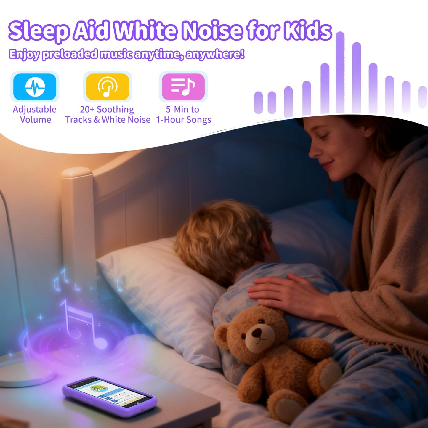 MOMILLA Kids Smart Phone Toy for Girls – 3.97” Touchscreen, Dual Cameras, 200+ Games, 16GB Storage