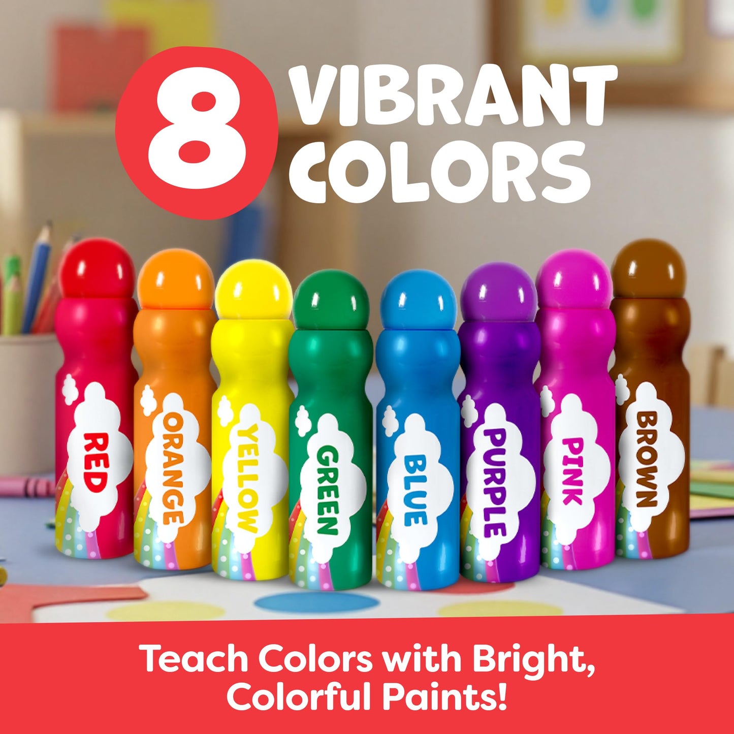 Momo & Nashi Dot Markers for Toddlers 1-3 – Washable Kids Art Kit with Printable Sheets
