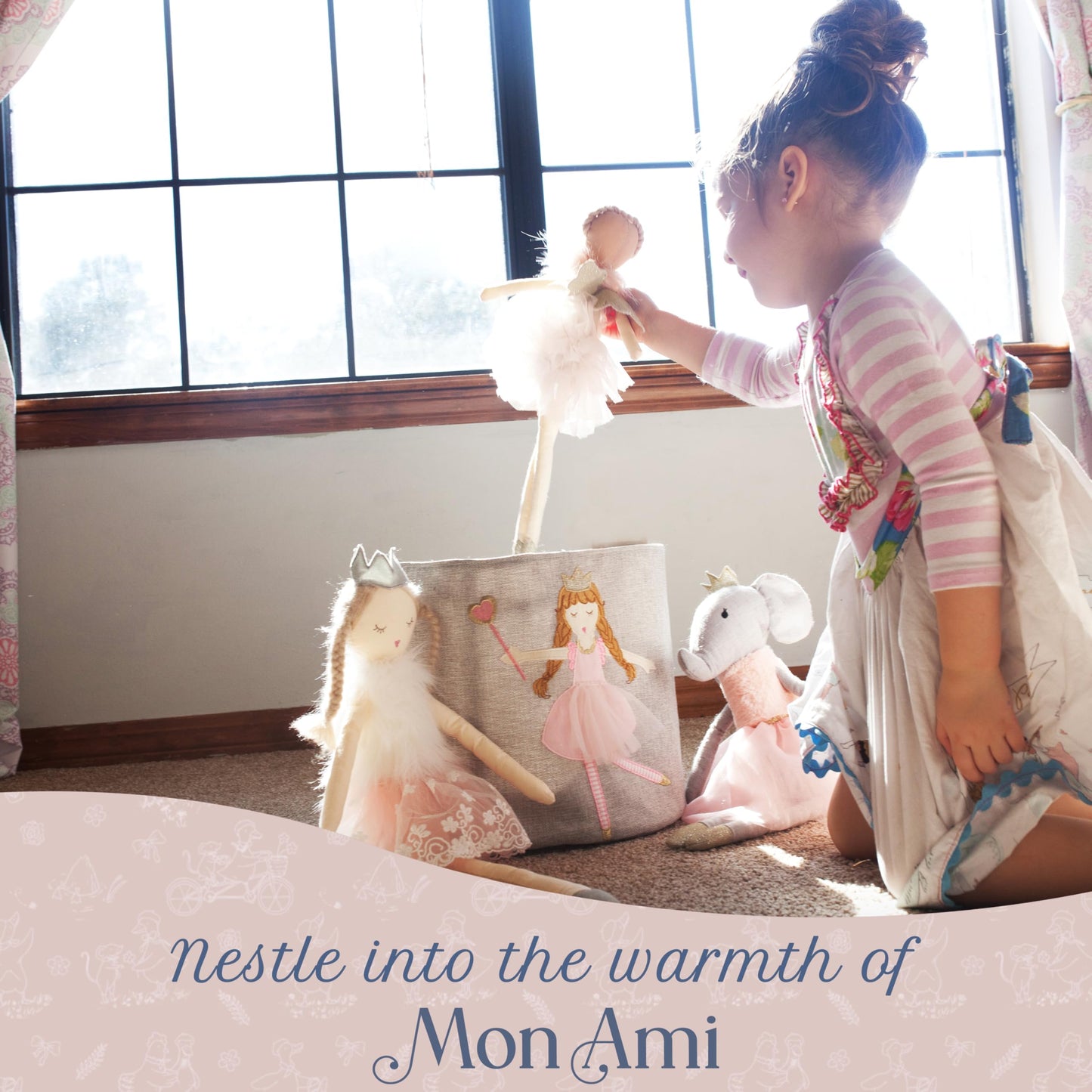 MON AMI Angel Stuffed Doll – 15 Inch Soft Plush Toy for Playtime & Decor