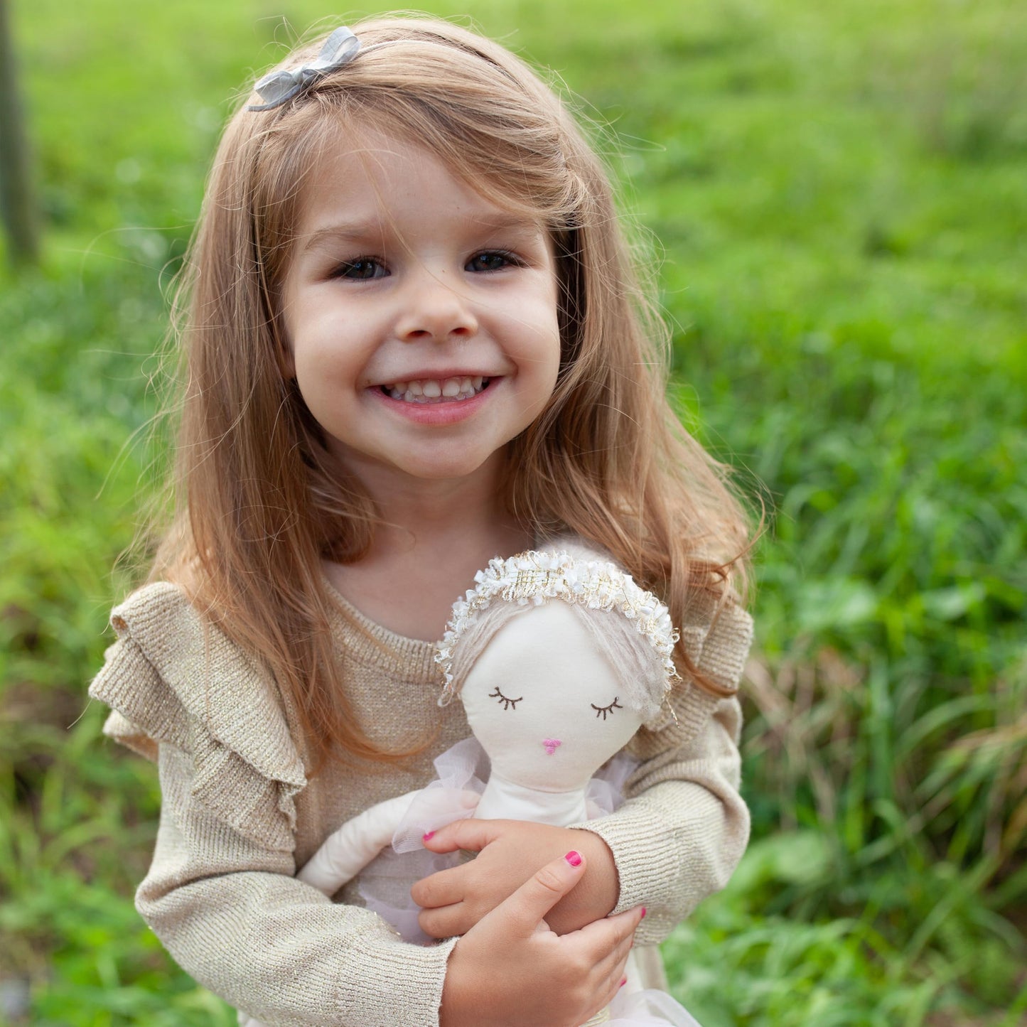 MON AMI Ballerina Stuffed Doll – 20-Inch Plush Ballet Doll for Playtime & Room Décor