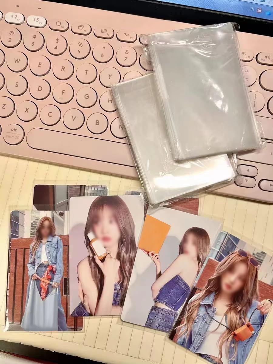 Monigte 100 Pcs Photocard Sleeves 57x88mm – Ultra Clear Protector