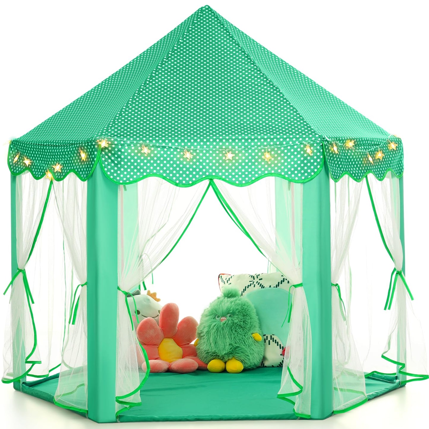Monobeach Princess Tent Green – Large Kids Playhouse for Indoor & Outdoor Fun