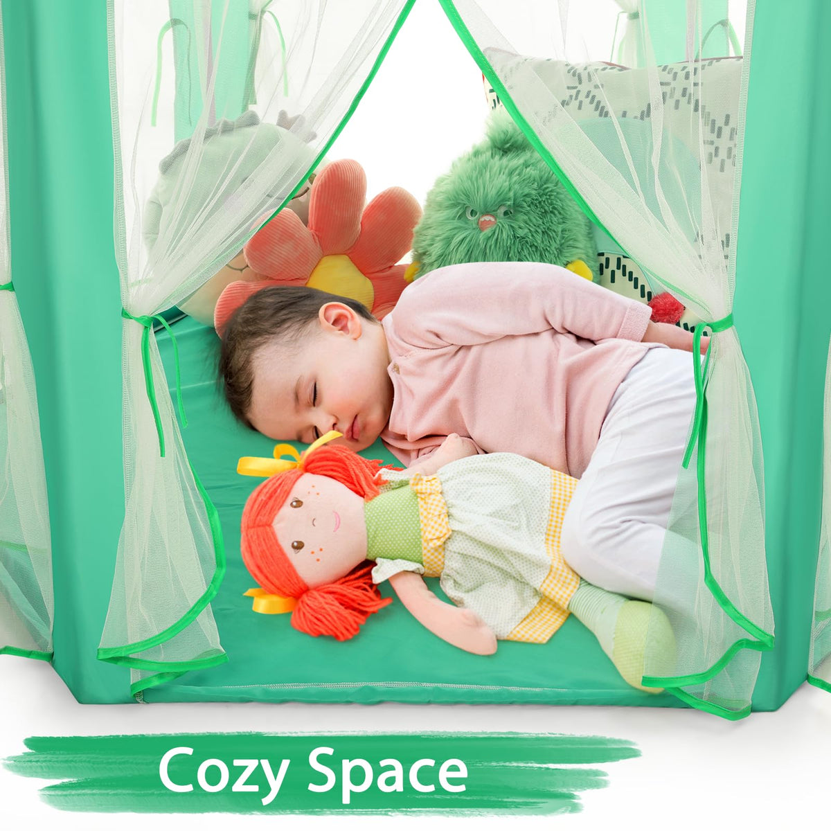 Monobeach Princess Tent Green – Large Kids Playhouse for Indoor & Outdoor Fun