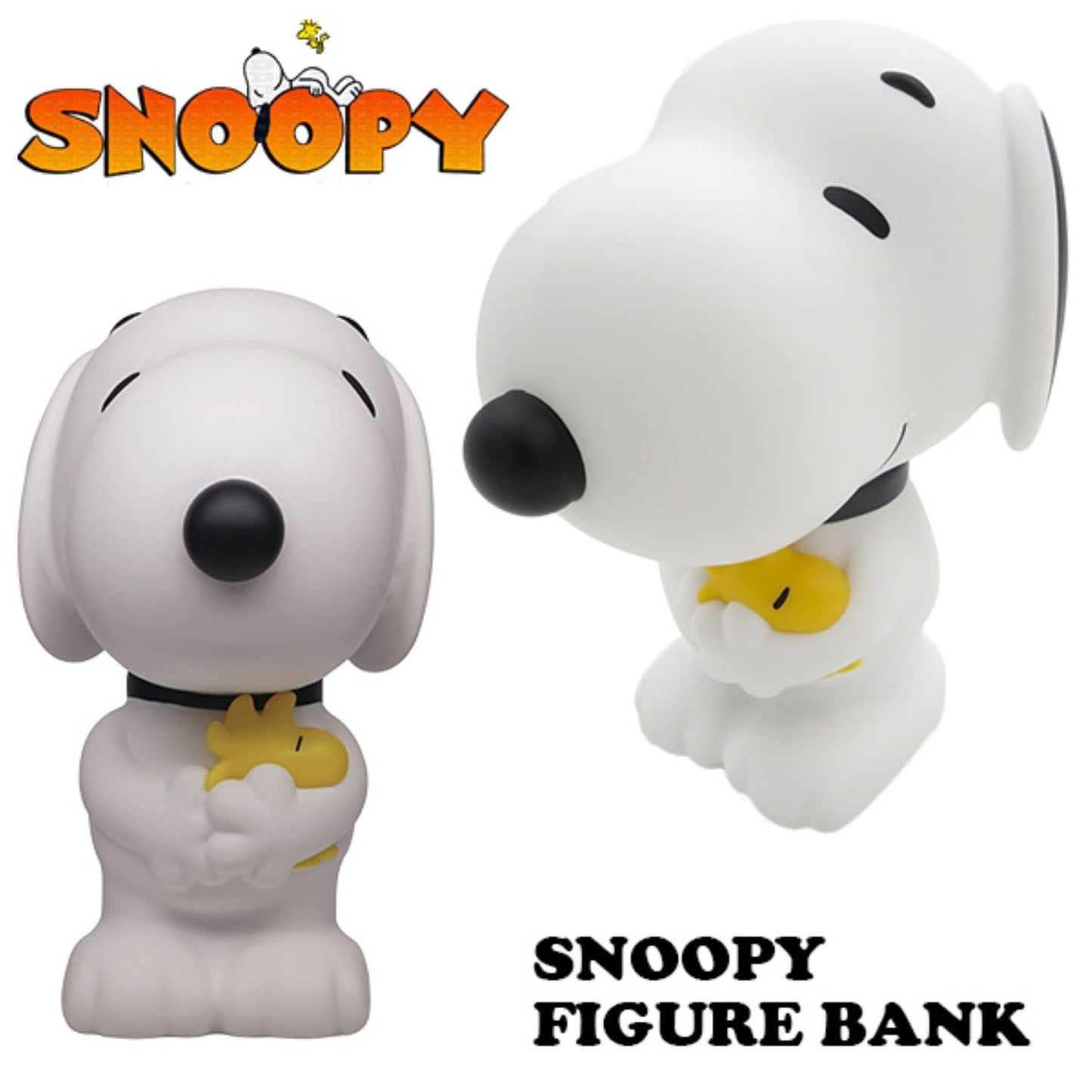 Monogram Snoopy Figure Bank Money Box – PVC Piggy Bank & Collectible Figure