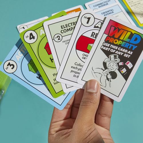 Monopoly Deal Card Game - English Version | Fast 15-Minute Real Estate Fun