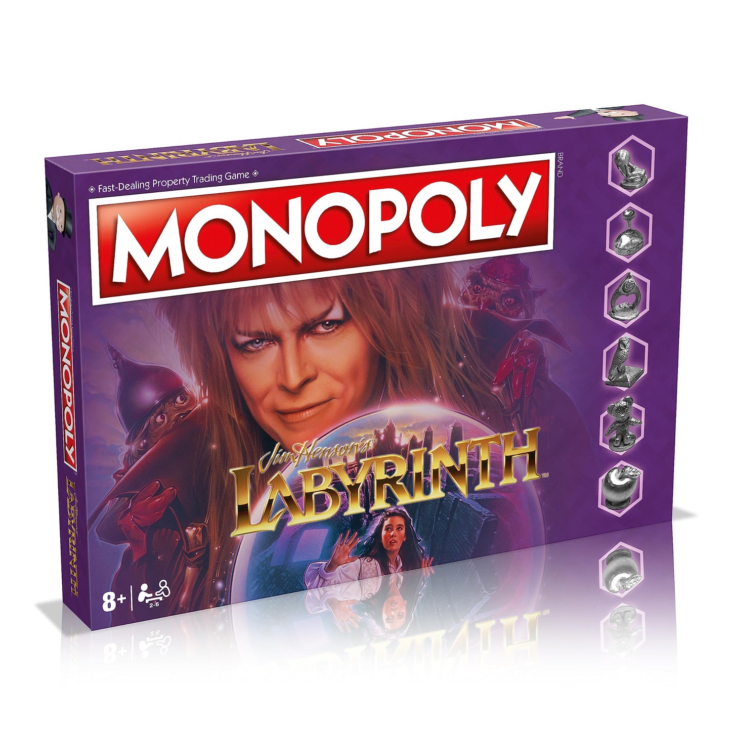 Monopoly Winning Moves Maze Board Game – Goblin King Labyrinth Edition for 2-6 Players (Ages 8+)