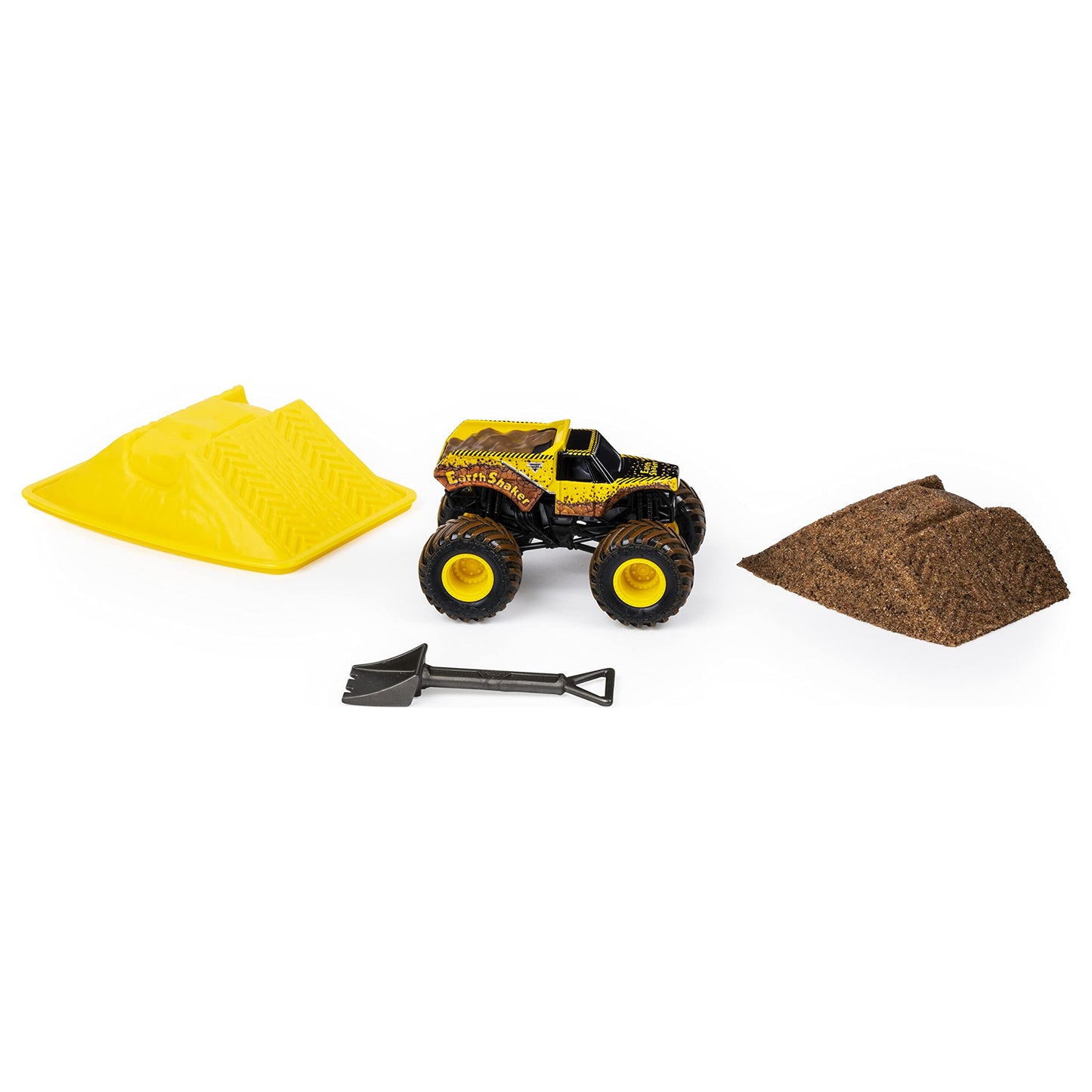Monster Jam Earth Shaker Monster Dirt Starter Set – 1:64 Die-Cast Truck & 8oz Dirt