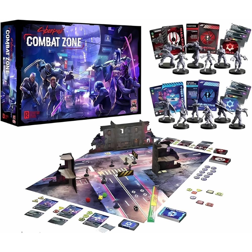 Monster Fight Club Cyberpunk Red Board Game: Combat Zone Core Game