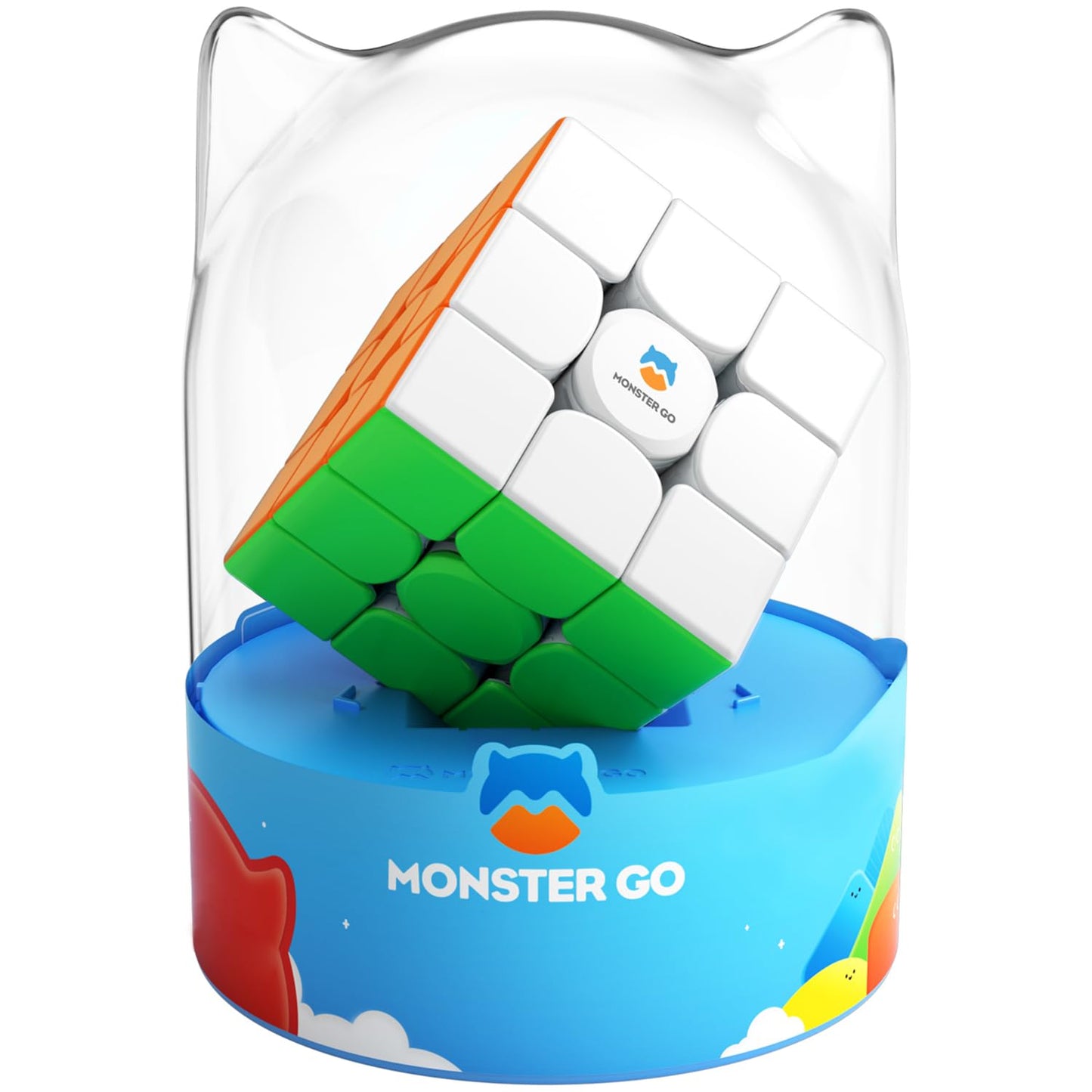 Monster Go MG 356 v2 3x3 Speed Cube – Smooth Turns for Beginners (Premium Package)