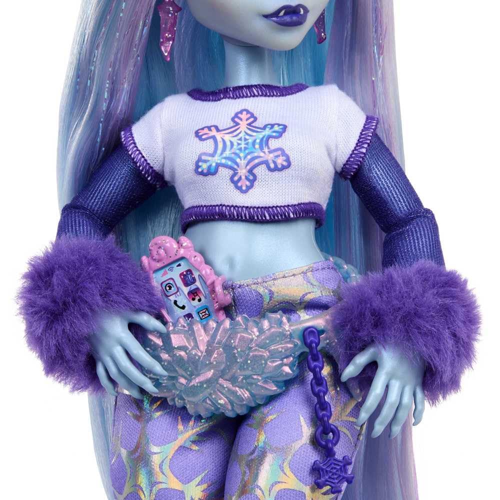 Monster High Abbey Bominable Yeti Fashion Doll with Pet Mammoth & Themed Accessories