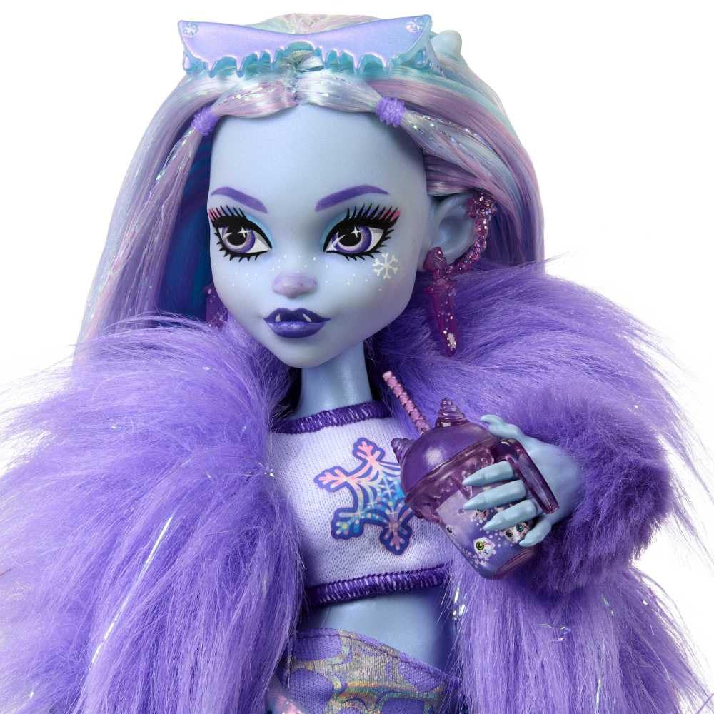 Monster High Abbey Bominable Yeti Fashion Doll with Pet Mammoth & Themed Accessories