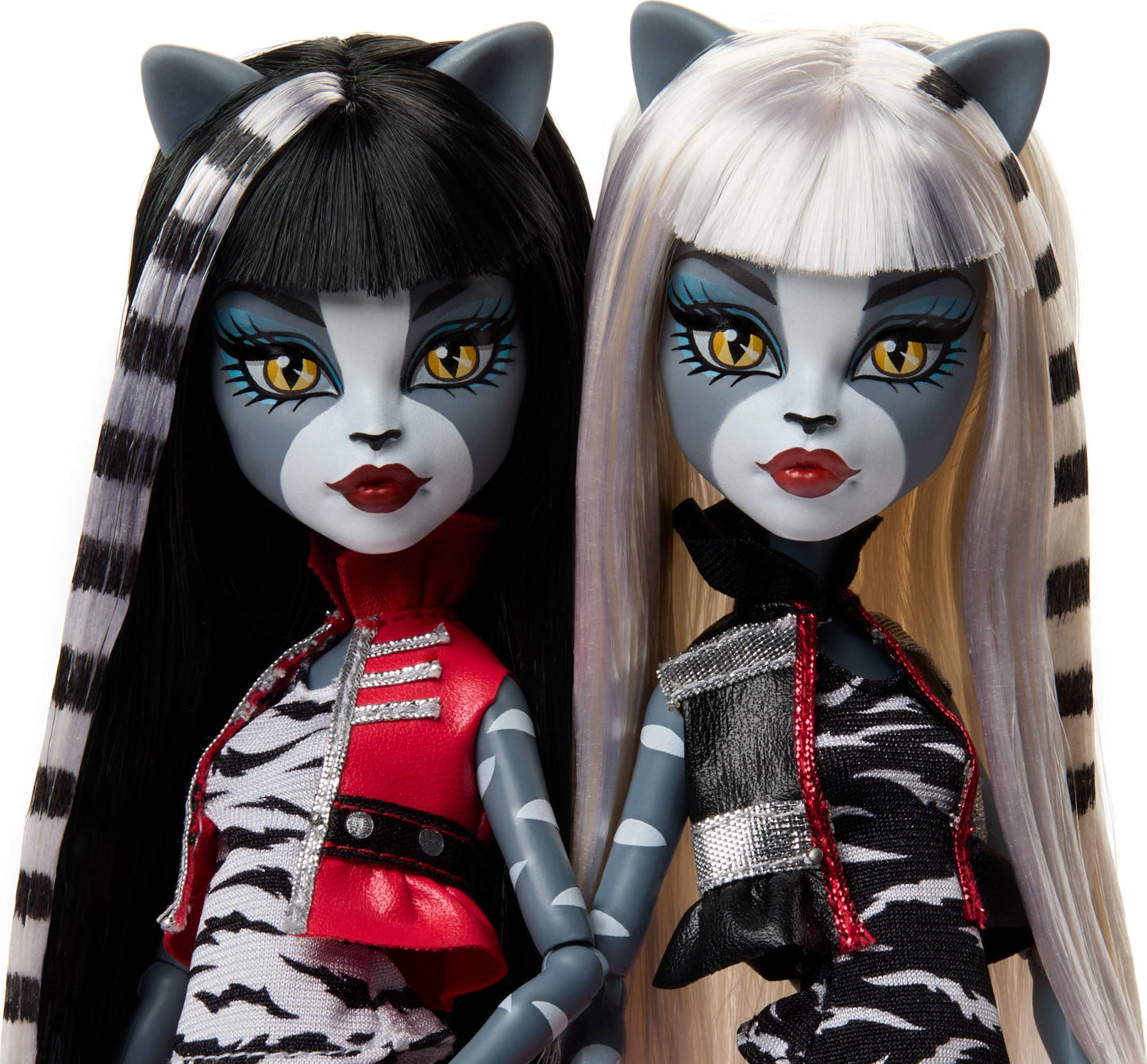 Monster High Boo-original Creeproduction Doll 2-Pack: Meowlody & Purrsephone with Stands & Diary