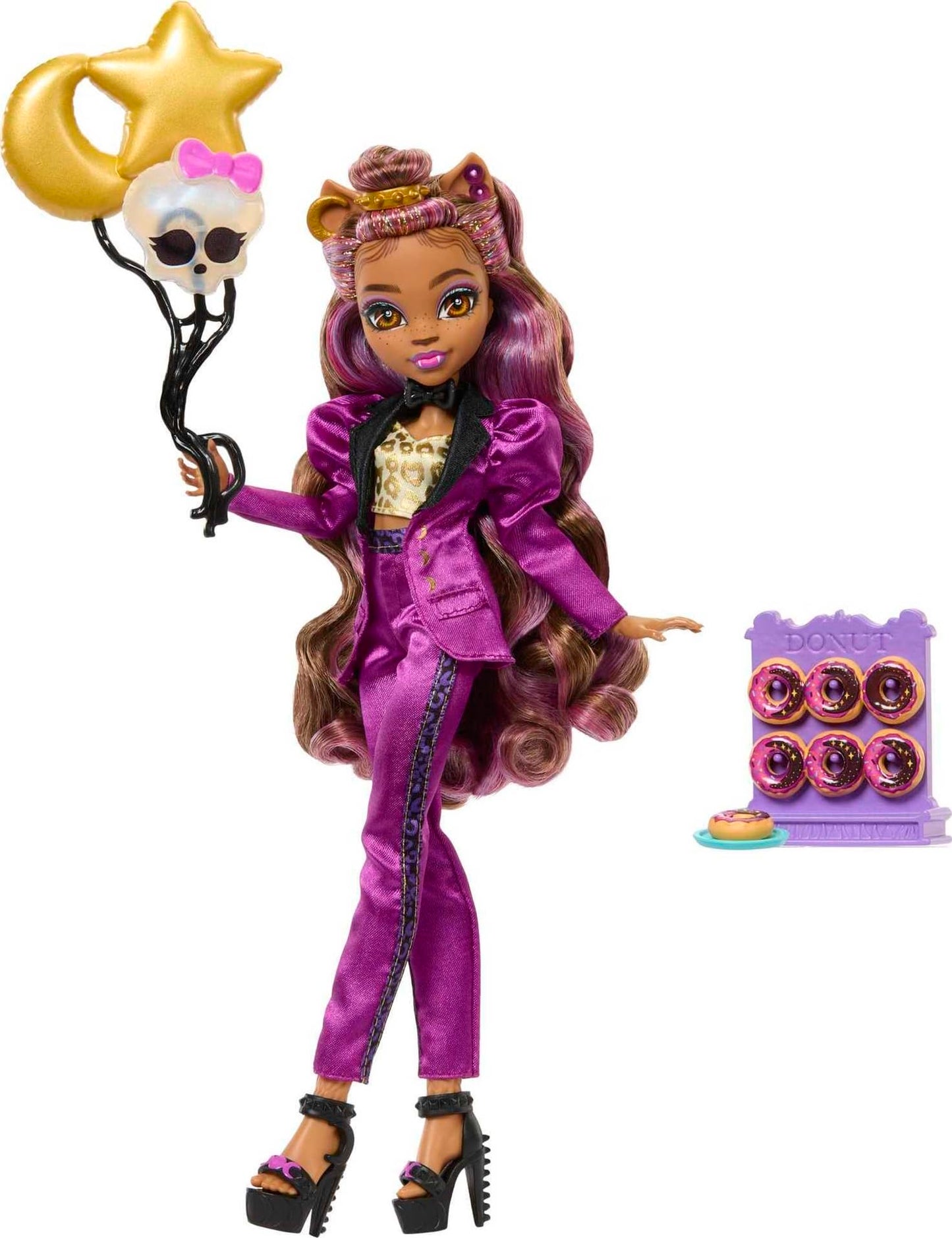 Monster High Doll: Clawdeen Wolf at Monster Ball Party Fashion & Themed Accessories