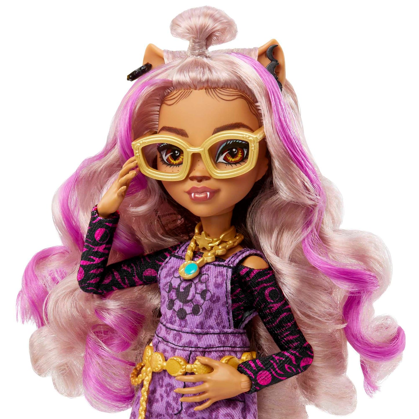 Monster High Clawdeen Wolf Doll with Purple Streak Hair – Crescent Pet & Fashion Accessories