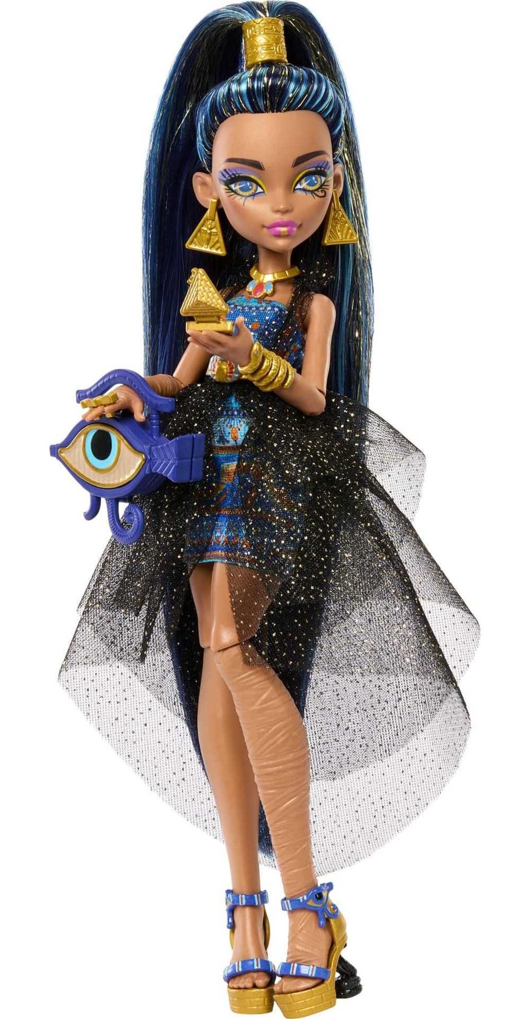 Monster High Cleo De Nile Monster Ball Doll – Party Dress, Scepter & Cupcakes