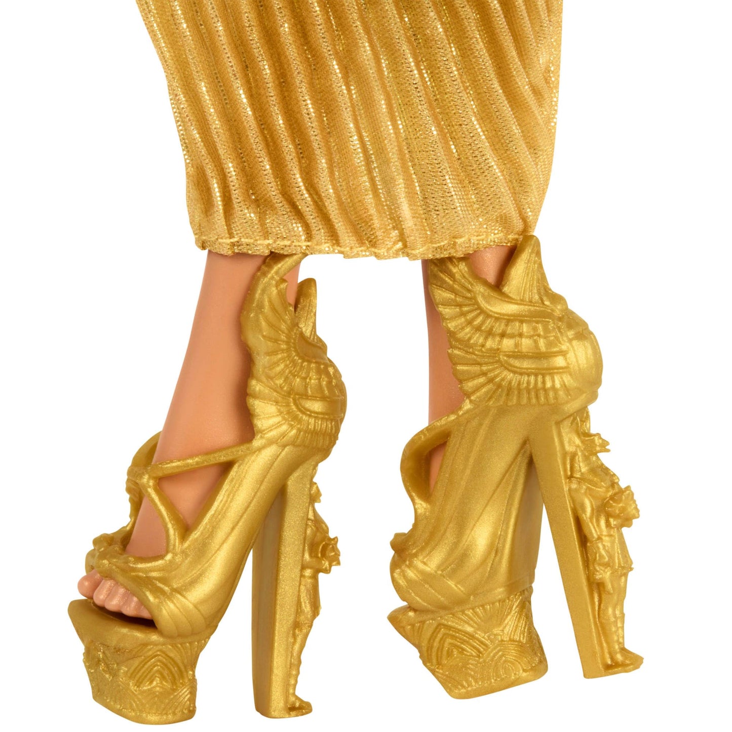 Monster High Howliday Doll: Cleo De Nile Winter Edition in Golden Gown with Gleaming Accessories