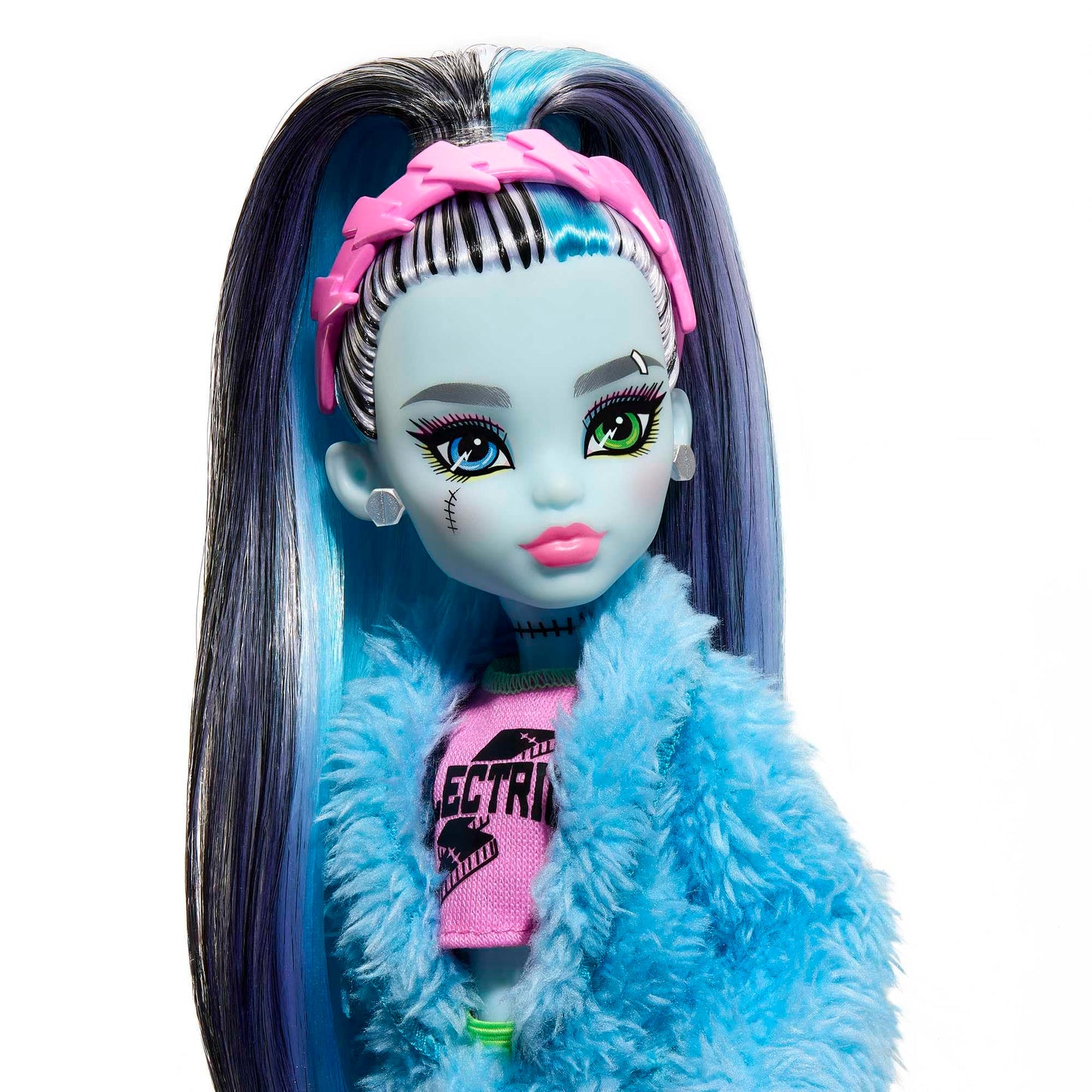 Monster High Creepover Party Frankie Stein Doll with Watzie – Sleepover Accessories