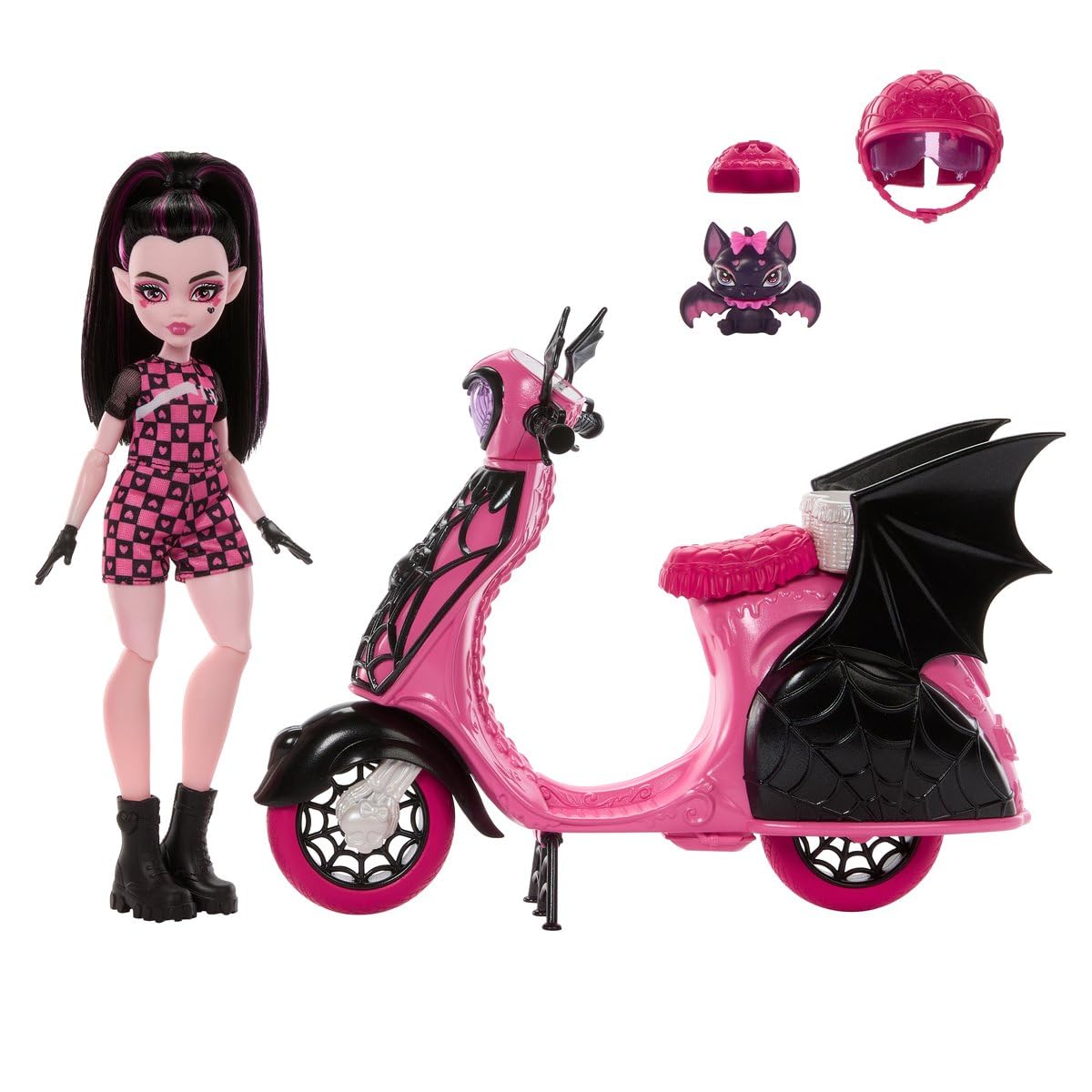 Monster High Draculaura Doll with Scooter | Collectible Playset