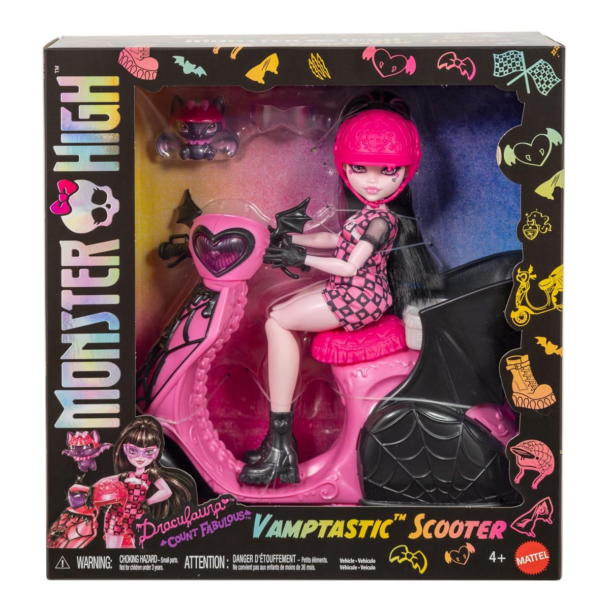 Monster High Draculaura Doll with Scooter | Collectible Playset