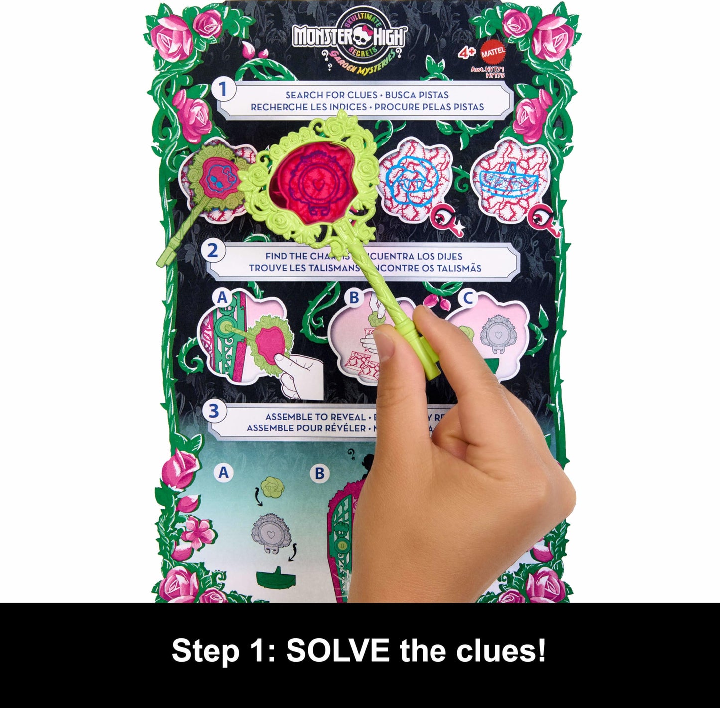 Monster High Skulltimate Secrets Garden Mysteries: Venus McFlytrap Doll & Reveal Closet