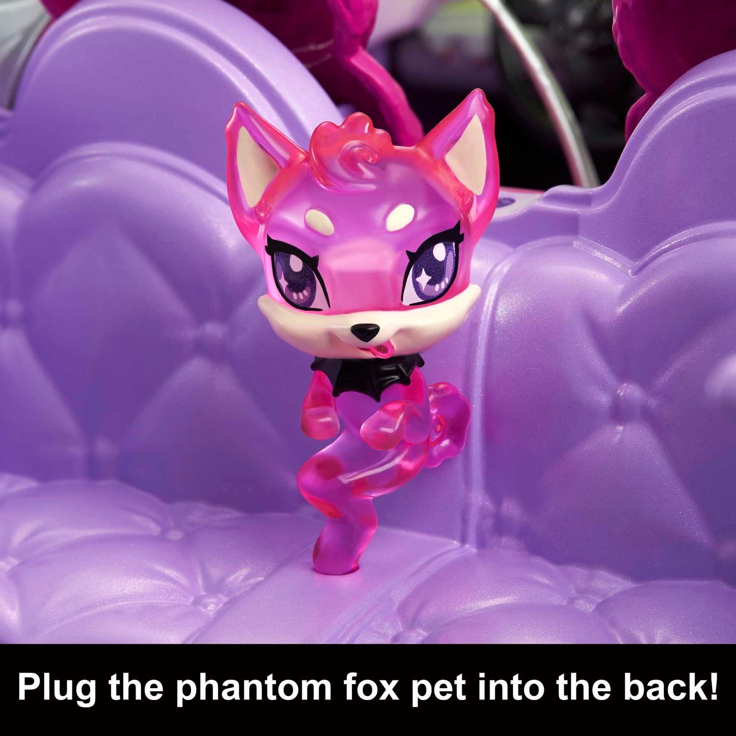Monster High Ghoul Mobile: Purple Convertible Playset with Pet, Cooler & Four-Doll Seating