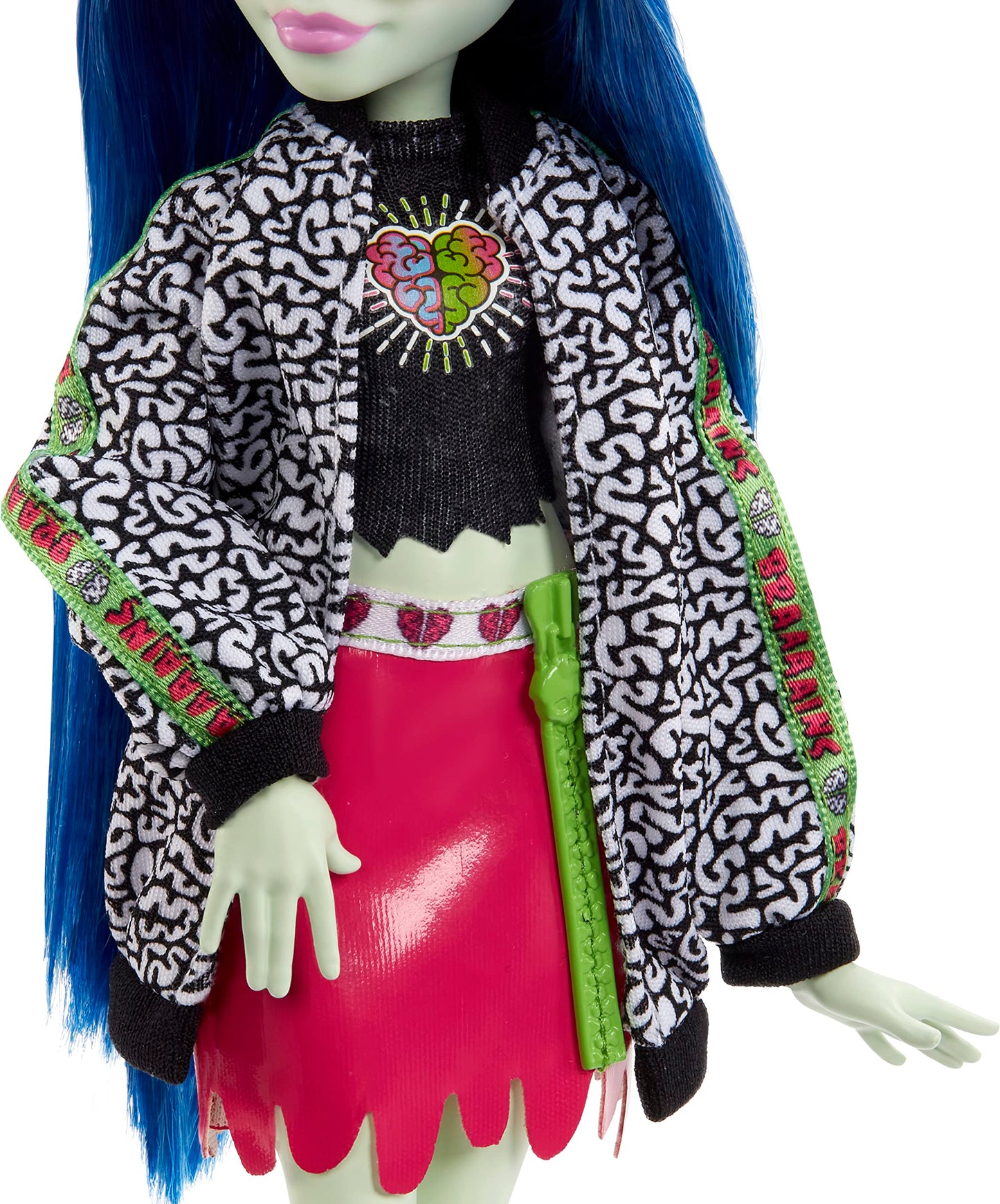 Monster High Ghoulia Yelps Posable Doll – 10.3 in with Blue Hair, Pet Owl & Accessories