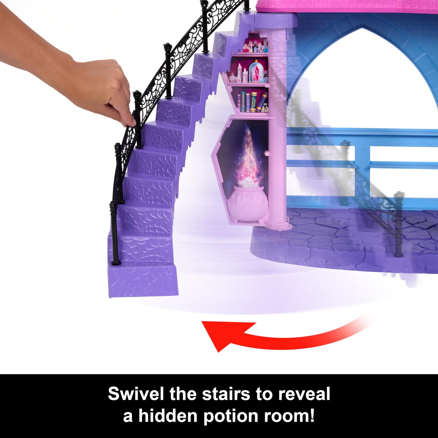 Monster High Haunted High School Playset – 7 Play Areas & 35+ Storytelling Pieces