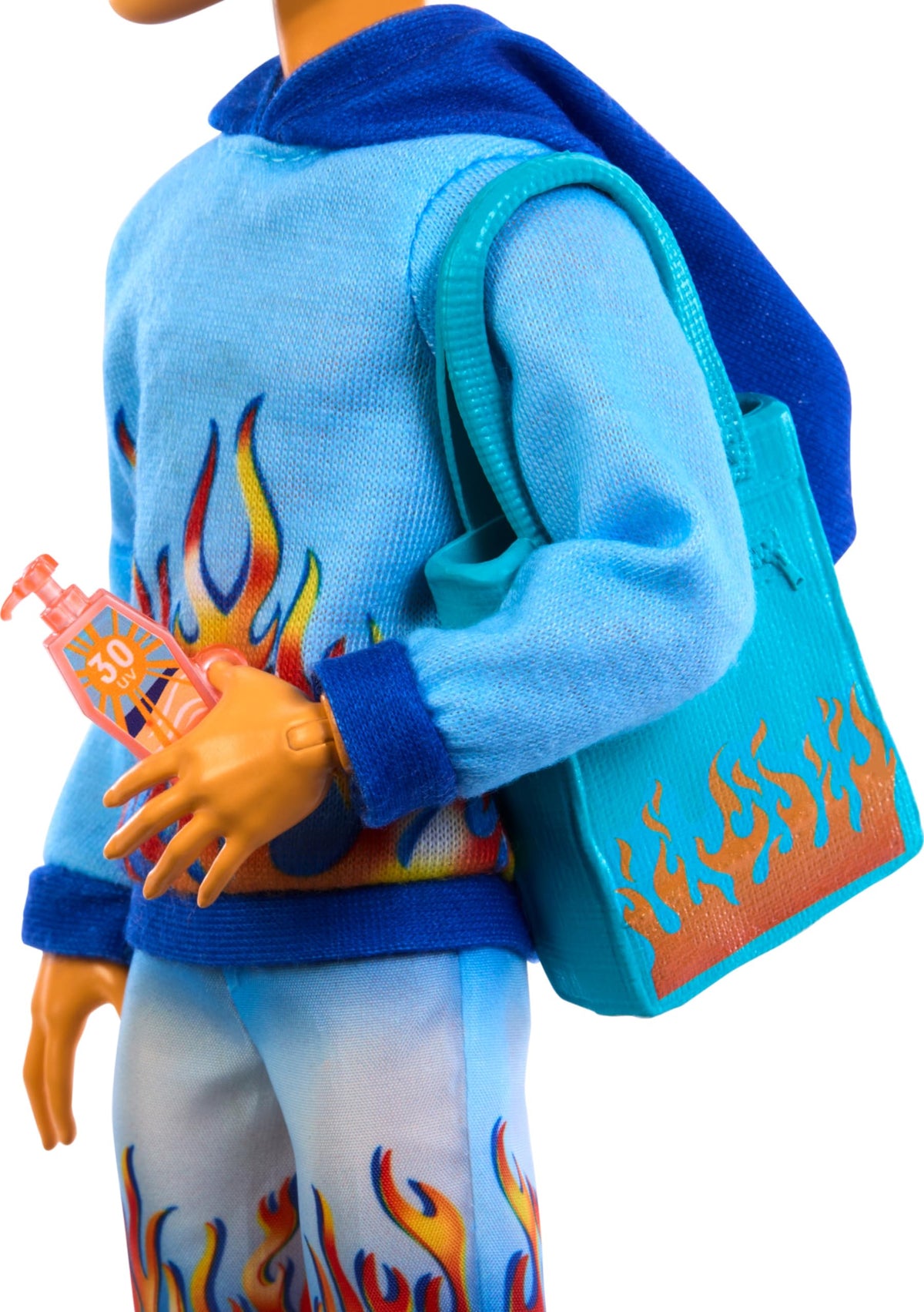 Monster High Heath Burns Doll – Scare-adise Island Beach Gear, Flame Hoodie & Accessories