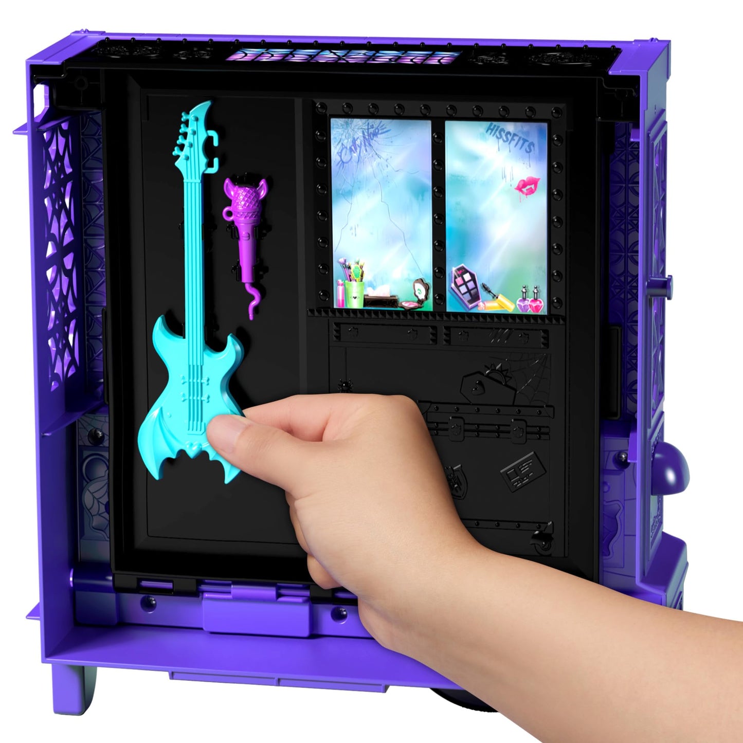Monster High Draculaura Fangtastic Rockin’ Food Truck Playset | 2-in-1 Stage & 13+ Accessories