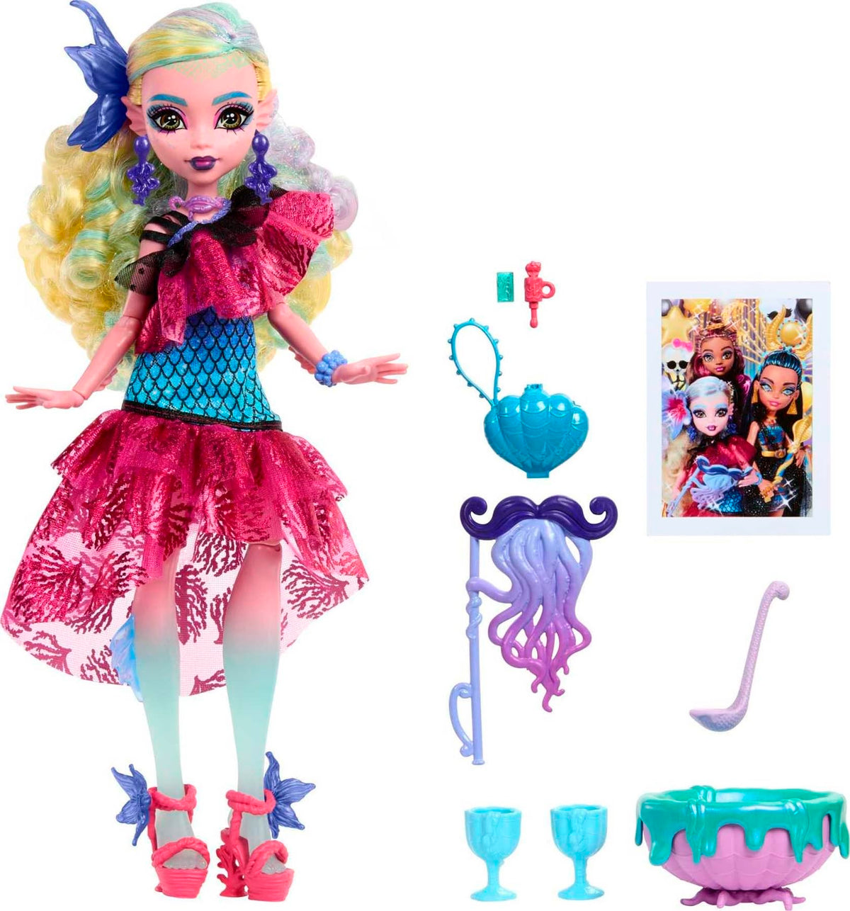 Monster High Lagoona Blue Monster Ball Doll – Party Dress & Accessories