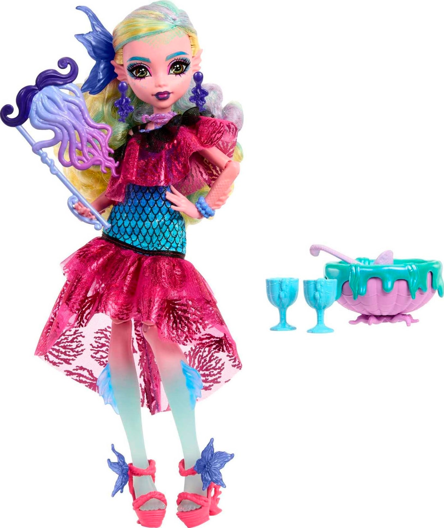 Monster High Lagoona Blue Monster Ball Doll – Party Dress & Accessories