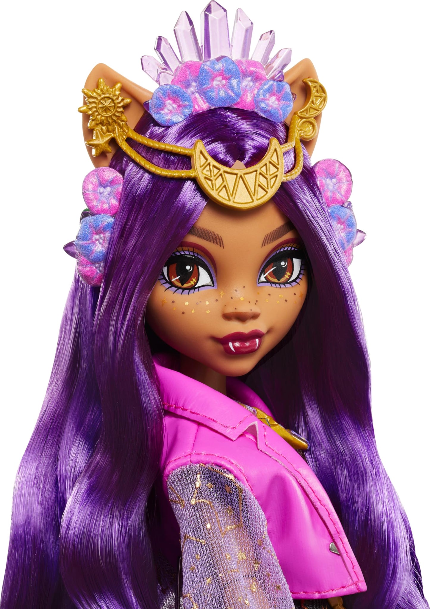 Monster High Monster Fest Doll - Clawdeen Wolf in Glam Outfit & Festival Accessories