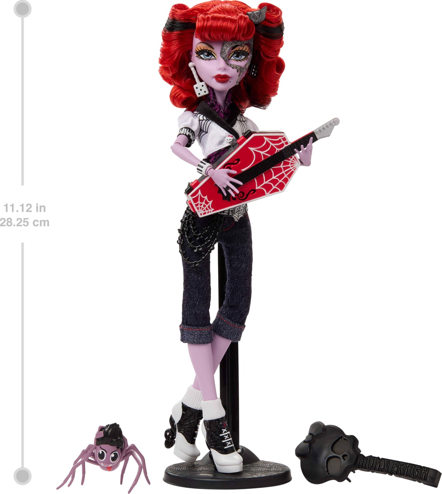 Monster High Boo-riginal Creeproduction Doll: Operetta with Stand, Diary & Memphis Longlegs