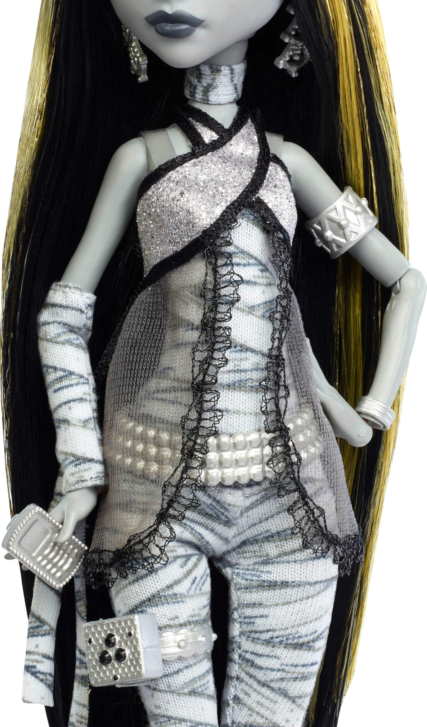 Monster High Reel Drama Cleo De Nile Doll — Black & White Reproduction with Doll-Size & Life-Size Posters