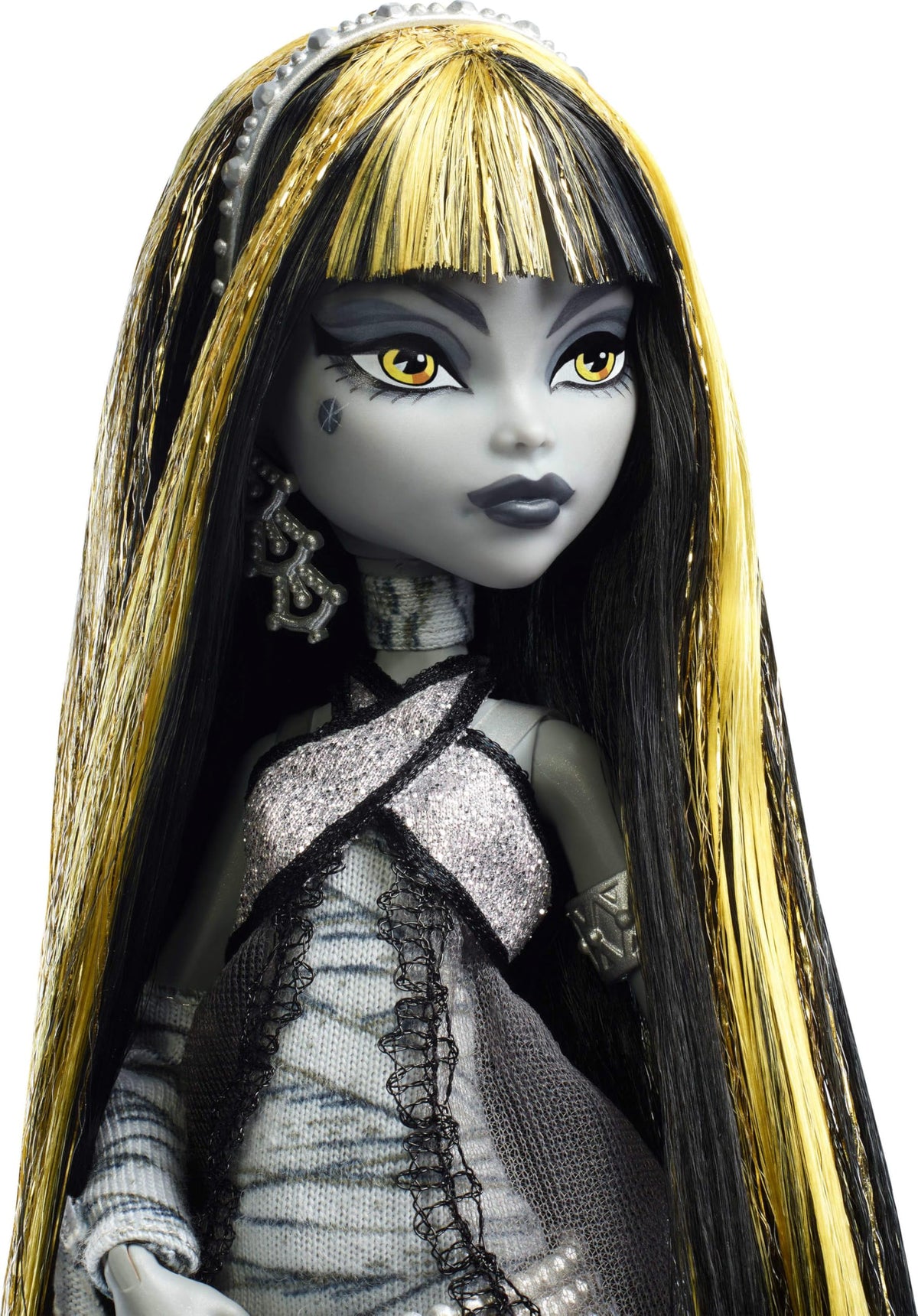 Monster High Reel Drama Cleo De Nile Doll — Black & White Reproduction with Doll-Size & Life-Size Posters