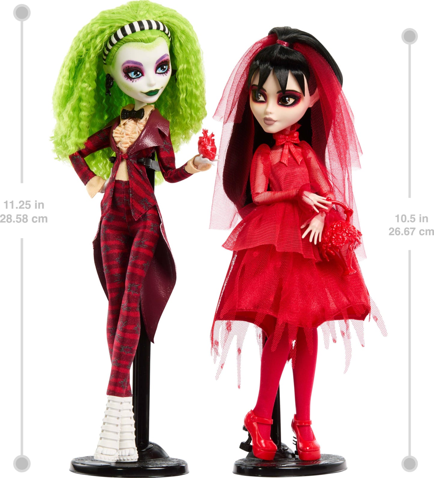 Monster High Skullector Beetlejuice & Lydia Deetz 2-Pack – Amazon Exclusive Collectible Dolls
